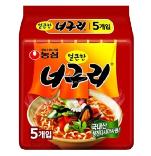 얼큰한맛 너구리멀티팩 120g 5개입 1팩