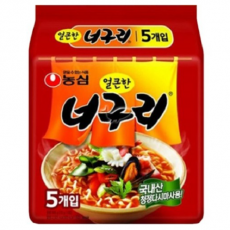 얼큰한맛 너구리멀티팩 120g 5개입 1팩